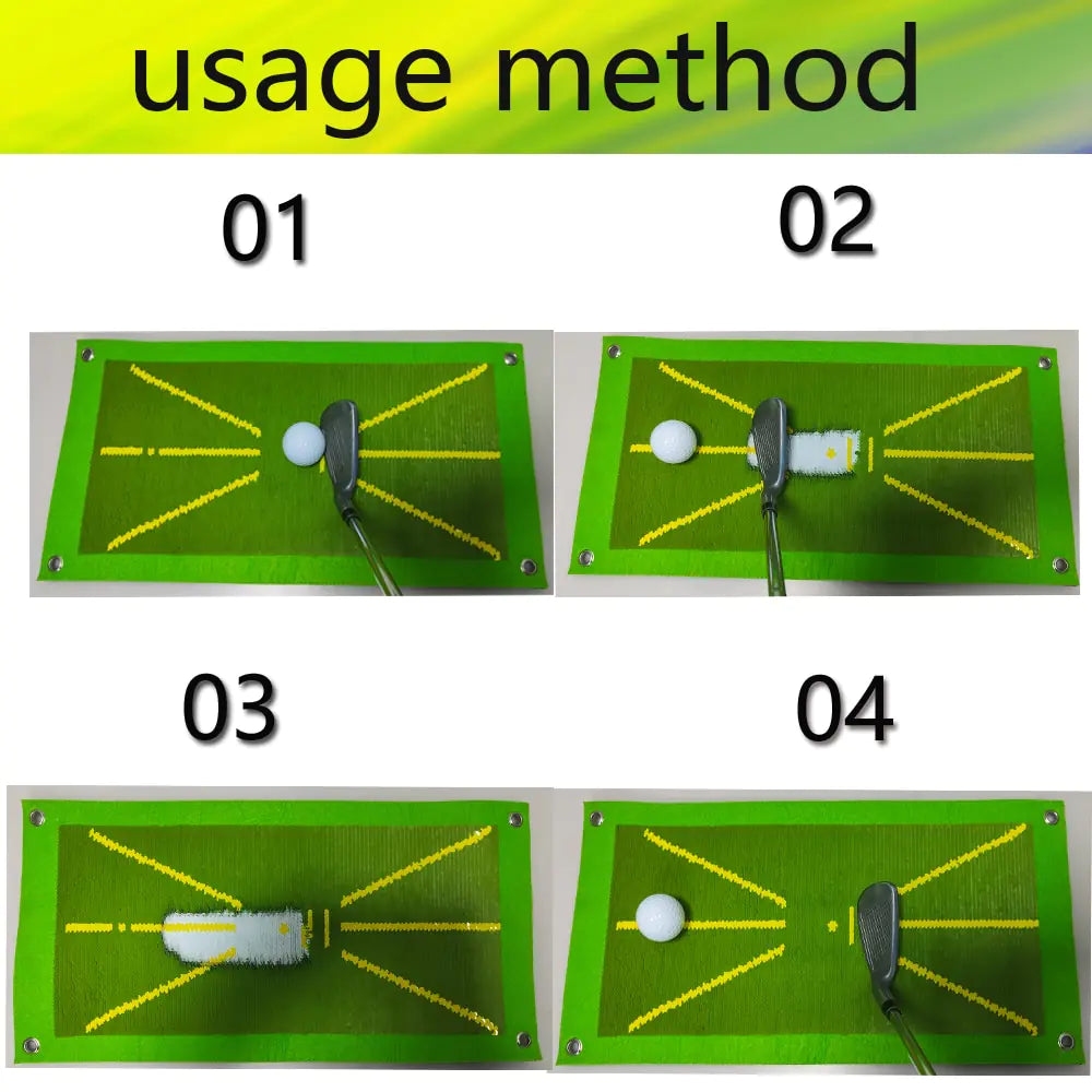 Precision Golf Training Mat: Swing Path & Detection System