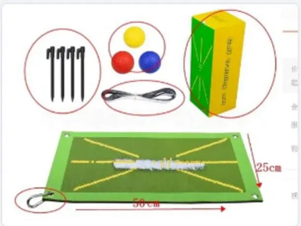 Precision Golf Training Mat: Swing Path & Detection System