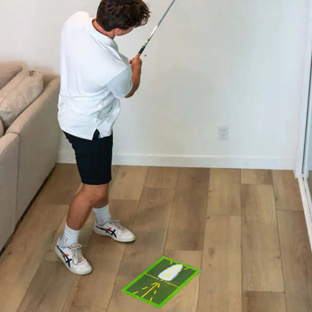 Precision Golf Training Mat: Swing Path & Detection System